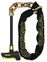【中古】【輸入品・未使用】Onguard Beast Chain Lock with X2 Steel Bar Lock (Black 140 cm x 11 mm) by OnGuard