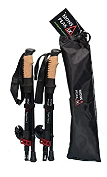 【中古】【輸入品・未使用未開封】Mons Peak IX Tiger Paw Z Trekking Poles (Z-120) for Hiking' Trekking' Walking' Snowshoeing - Cork Grip' Folding' Collapsible' Adjustabl