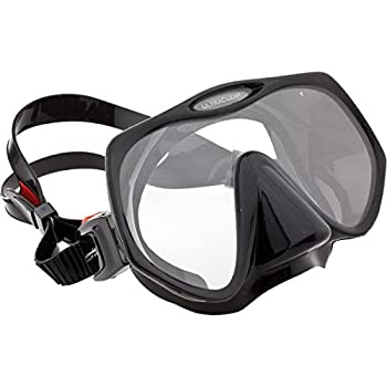 【中古】【輸入品・未使用】Atomic Aquatics Frameless Mask for Scuba Diving and Snorkeling Black Standard Fit 141［並行輸入］