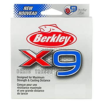 【中古】【輸入品・未使用】Berkley X9BBK8-22 X9 Lo-Visグリーン編組釣り糸、2188ヤード、8ポンド、2188ヤード/8ポンド、低視認性グリーン