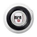 【中古】【輸入品・未使用】ウィルソン(Wilson) センセーションプラス 200Mロール 硬式テニス マルチフィラメントガット (19y3m) / ブラック(...