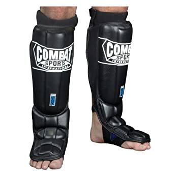 【中古】【輸入品・未使用】(Regular) - Combat Sports Gel Shock8482; Pro Style Grappling Shin Guards