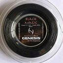 【中古】【輸入品・未使用】Genesis「Black Magic 200mロール 17 」硬式テニスストリング