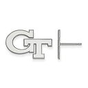 【中古】【輸入品・未使用】Georgia Tech Small (1?/ 2インチ) ポストイヤリング(スターリングシルバー)