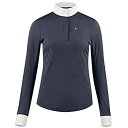 【中古】【輸入品・未使用】Horze Blaire Ladies UV Ice Fit長袖Showシャツ 4 ブルー