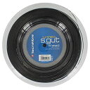 【中古】【輸入品・未使用】(16 Black) - Tecnifibre Synthetic 16g Tennis String REEL Black [Mis...