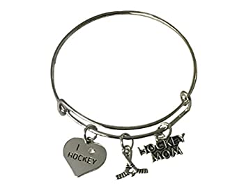 楽天アトリエ絵利奈【中古】【輸入品・未使用】Hockey Mom Charm Bracelet Hockey Mom Jewellery- Perfect Gift for Mom