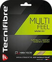 【中古】【輸入品・未使用】テクニファイバー(Tecnifibre) テニス ガット マルチフィール MULTIFEEL 1.30mm 12M TFG921 ブラ...