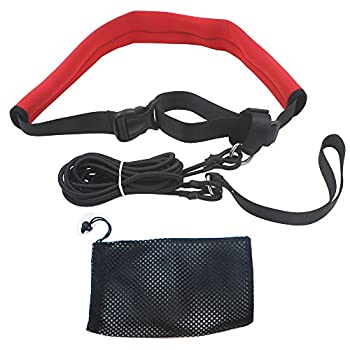 yÁzyAiEgpzYYST 2.0M Pool Swim Training Leash Swim Training Belt Swim Resistance Tether