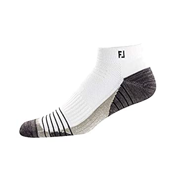 【中古】【輸入品・未使用未開封】FootJoy メンズ TechSof Tour スポーツソックス (1パック) Shoe Size: 7-12 ホワイト