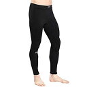 【中古】【輸入品・未使用】(Large Black) - Zensah Mens Tech tight - Compression Tights running...