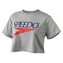 【中古】【輸入品・未使用】Speedo Women's T-Shirt Short Sleeve Crew Neck Vintage Crop