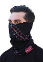 【中古】【輸入品・未使用】Rawlings Multi-Functional Face Neck and Head Gaiter - Black Basebal...