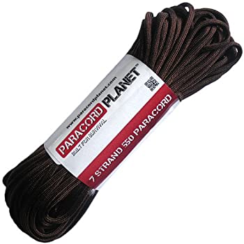 【中古】【輸入品・未使用】Paracord Planet 100?' 550lbタイプIIIウォールナットパラコード(4)