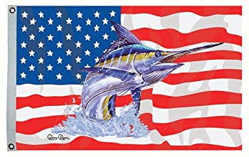 【中古】【輸入品 未使用】Taylor Made Products 1955 Carey Chen US/Blue Marlin Flag 36 x 60-Inch