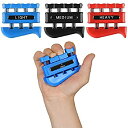 【中古】【輸入品・未使用】フィンガーストレングスナー 3本パック 前腕と手の強化用フィンガーエクササイザー 音楽家 ロッククライミング セラピー ハンドグリッパ...