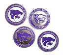 【中古】【輸入品・未使用】( 4?) Kansas State Wildcatsゴルフボールマーカー