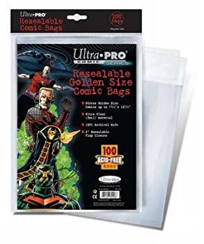 【中古】【輸入品・未使用】Ultra Pro Resealable Comic Bags (Bag of 100) Golden Age Size