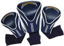 【中古】【輸入品・未使用】Team Golf 32694 San Diego Chargers 3 Pack Contour Fit Headcover