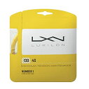 【中古】【輸入品・未使用】LUXILON(ルキシロン) テニス ストリング ガット 4G 130 ゴールド WRZ997112