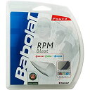 【中古】【輸入品・未使用】バボラ(Babolat) 硬式テニス ストリング RPMブラスト 120/125/130 BA241101 ブラック 125