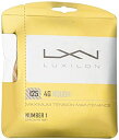 【中古】【輸入品・未使用】LUXILON(ルキシロン) テニス ストリング ガット 4G ROUGH 125(4G ラフ 125) ゴールド WRZ997114