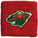 【中古】【輸入品・未使用】(Minnesota Wild) - Franklin Sports NHL 6.4cm Embroidered Wristbands