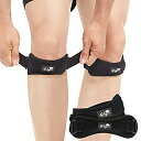 【中古】【輸入品・未使用】Bodyprox 膝蓋腱 膝ストラップ 2本セット 膝痛軽減 サポートブレース ハイキング サッカー バスケットボール ランニング ジ...