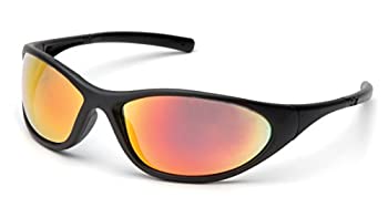 【中古】【輸入品・未使用】Pyramex Zone Ii Safety Eyewear Ice Orange Mirror Lens With Matte Black Frame by Pyramex Safety