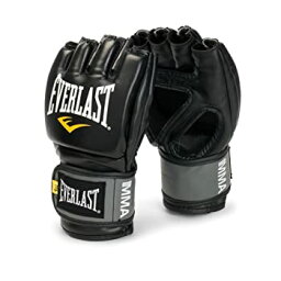 【中古】【輸入品・未使用】エバーラスト(Everlast)プロスタイルMMAオープンフィンガーグローブ Pro Style MMA Grappling Gloves 7778B 黒 S/M