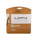 【中古】【輸入品・未使用】LUXILON(ルキシロン) テニス ストリング ガット ELEMENT 130(エレメント 130) 単張り ブロンズ WRZ990...