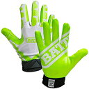 【中古】【輸入品・未使用】Battleスポーツ科学受信機ultra-stick Football Gloves???ホワイト/ネオングリーン ホワイト