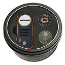 【中古】【輸入品・未使用】NFL Tinギフトセットwith switchfix Divot Tool、キャップクリップ、ボールマーカー