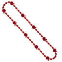 【中古】【輸入品・未使用】Red Football Beads 36