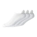 【中古】【輸入品・未使用】FootJoy ComfortSof メンズ ロールトップソックス(3足) ホワイト(7?12)