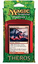 【中古】【輸入品 未使用】Magic the Gathering (MTG) Theros Intro Pack - Blazing Beasts of Myth Theme Deck (Includes 2 Booster Packs) Red (Ember