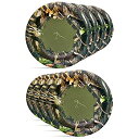 【中古】【輸入品・未使用】Hunting Camo Dessert Plates (Next Camo 18cm Round Plates - 8 Pack) Next Camo Party Collection by Havercamp
