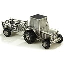 yÁzyAiEgpzElegance Pewter Plated Tractor Bank