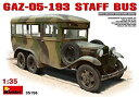 【中古】【輸入品・未使用】ミニアート 1/35 GAZ-05-193スタッフバス プラモデル