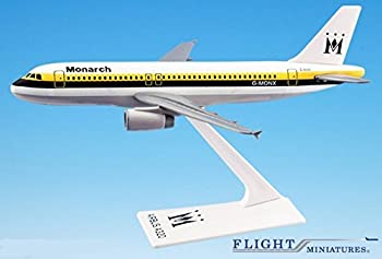 【中古】【輸入品・未使用】Monarch British Airline ( 84???02?) a320???200?Airplane Miniature Modelスナップ式プラスチック1?: 200?Part # aab-32020h-012