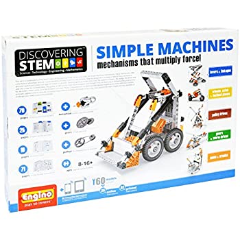 【中古】【輸入品・未使用】Engino Discovering STEMシンプルマシンメカニズム 力増加 | 60 作業モデル | イラスト付き取扱説明書 | 理論&事実 | 実験活動 | STEM建設キット