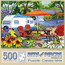 【中古】【輸入品・未使用】Bits and Pieces - 500ピース ジグソーパズル 大人用 18インチ x 24インチ - オールドキャンプグラウンド - アーティストNancy Wernersbach 500