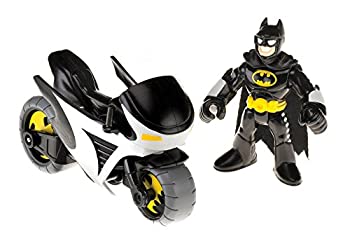 【中古】【輸入品・未使用】Fisher-Price Imaginext DC Super Friends Batman and Batcycle
