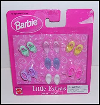 šۡ͢ʡ̤ѡBarbie Little Extras Dressy Shoes 7 Pairs of Barbie Doll Shoes From 1998