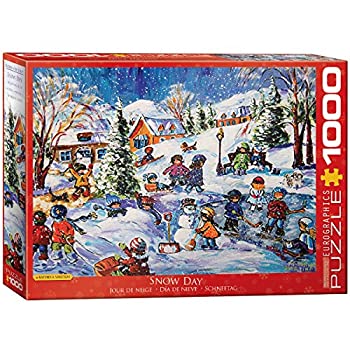 【中古】【輸入品・未使用】ジグソーパズル 1000ピース ユーログラフィックス 雪の日 6000-5333