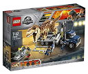 【中古】【輸入品・未使用】LEGO ジュラシック・ワールド T-レックスの輸送 75933 恐竜プレイセット おもちゃのトラック付き 609ピース