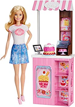 yÁzyAiEgpzBarbie Careers Bakery Shop Playset with Blonde Doll