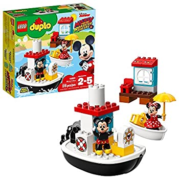 yÁzyAiEgpzLEGO DUPLO Disney Mickey's Boat 10881 Building Kit (28 Piece) Multicolor
