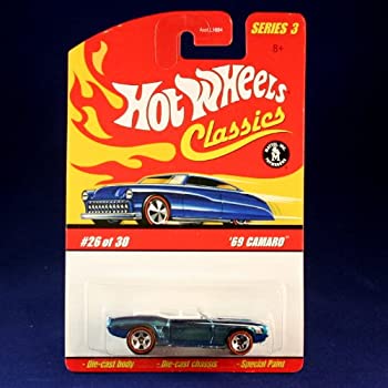 šۡ͢ʡ̤ѡ'69 CAMARO (BLUE) 2006 Hot Wheels Classics 1:64 Scale SER...