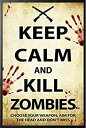 【中古】【輸入品 未使用】Poster - Zombie - Keep Calm Kill Zombies Wall Art Licensed Gifts Toys 241200